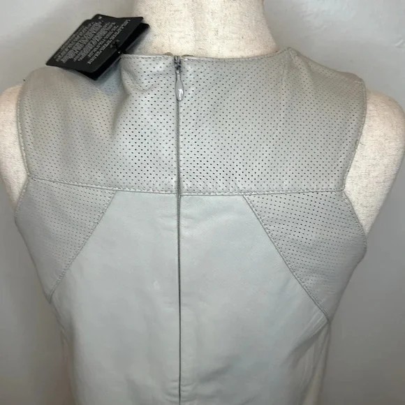 BOD & CHRISTENSEN DOLLY GENUINE LEATHER DRESS ZIPPER POCKETS NEW WITH TAGS - Picture 6 of 10